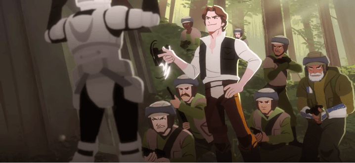 Latest Galaxy of Adventures short gives us a brief glimpse at Captain Rex fighting in the Battle of&nbsp;Endor!