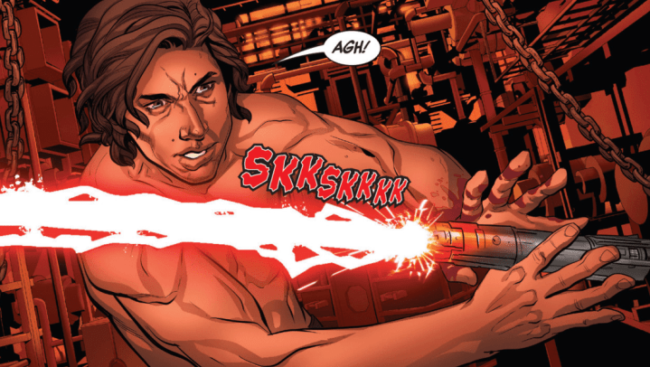 The Rise of Kylo Ren #4 shows Kylo Ren bleeding his lightsaber&nbsp;crystal