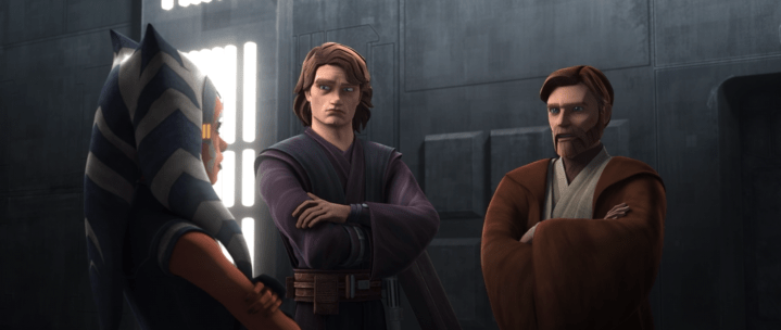Tragically, Obi-Wan and Ahsoka were separated from Anakin at the moment he needed them&nbsp;most