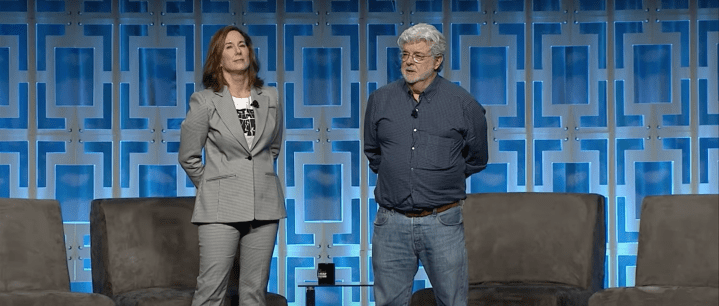 George Lucas and Kathy Kennedy honored with the Producers Guild Milestone&nbsp;Award!