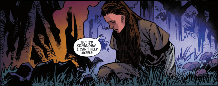 Star Wars: Battle of Jakku comic shows Leia Organa pay a visit to Darth Vader’s funeral pyre, dealing with complicated emotions toward her&nbsp;father