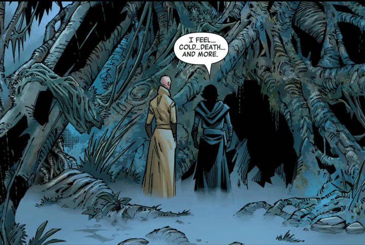 What happened when Kylo Ren ventured into the dark side cave on&nbsp;Dagobah?