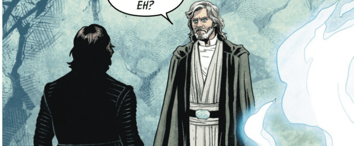 New Star Wars comic shows Luke Skywalker as a Force ghost meeting with Kylo Ren after The Last&nbsp;Jedi